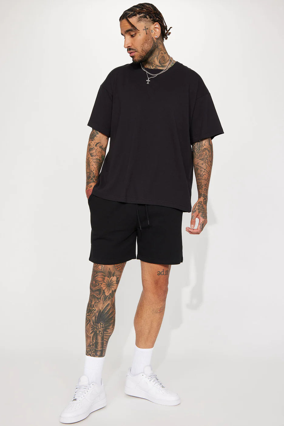 Tyson Sweatshort - Black