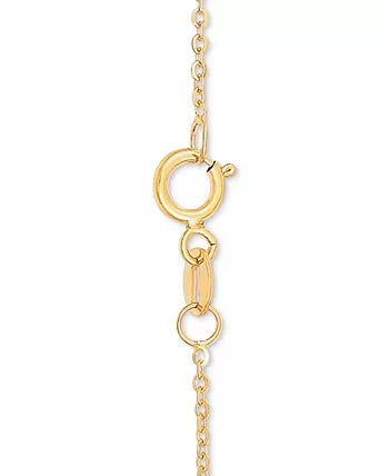 Mirror Cable Link 16" Chain Necklace (1-1/4mm) in 14k Gold