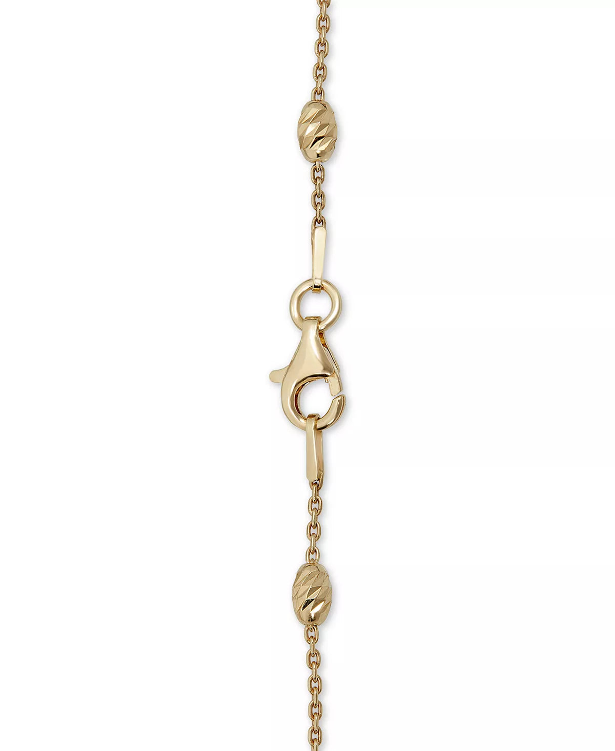 Textured Bead 18" Statement Necklace in 18k Gold-Plated Sterling Silver