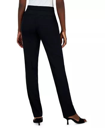 Women's Essential Mid-Rise Straight-Leg Pants