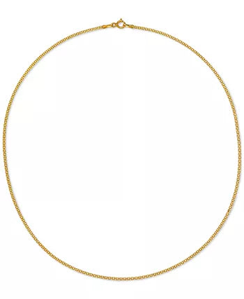 Bismark Link 16" Chain Necklace (1-1/3mm) in 14k Gold