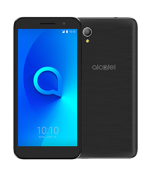 Alcatel 1 (16GB) 5.0" Full View Display, Removable Battery, FM Radio, Dual SIM GSM Unlocked US & Global 4G LTE International Version 5033E (Bluish Black)