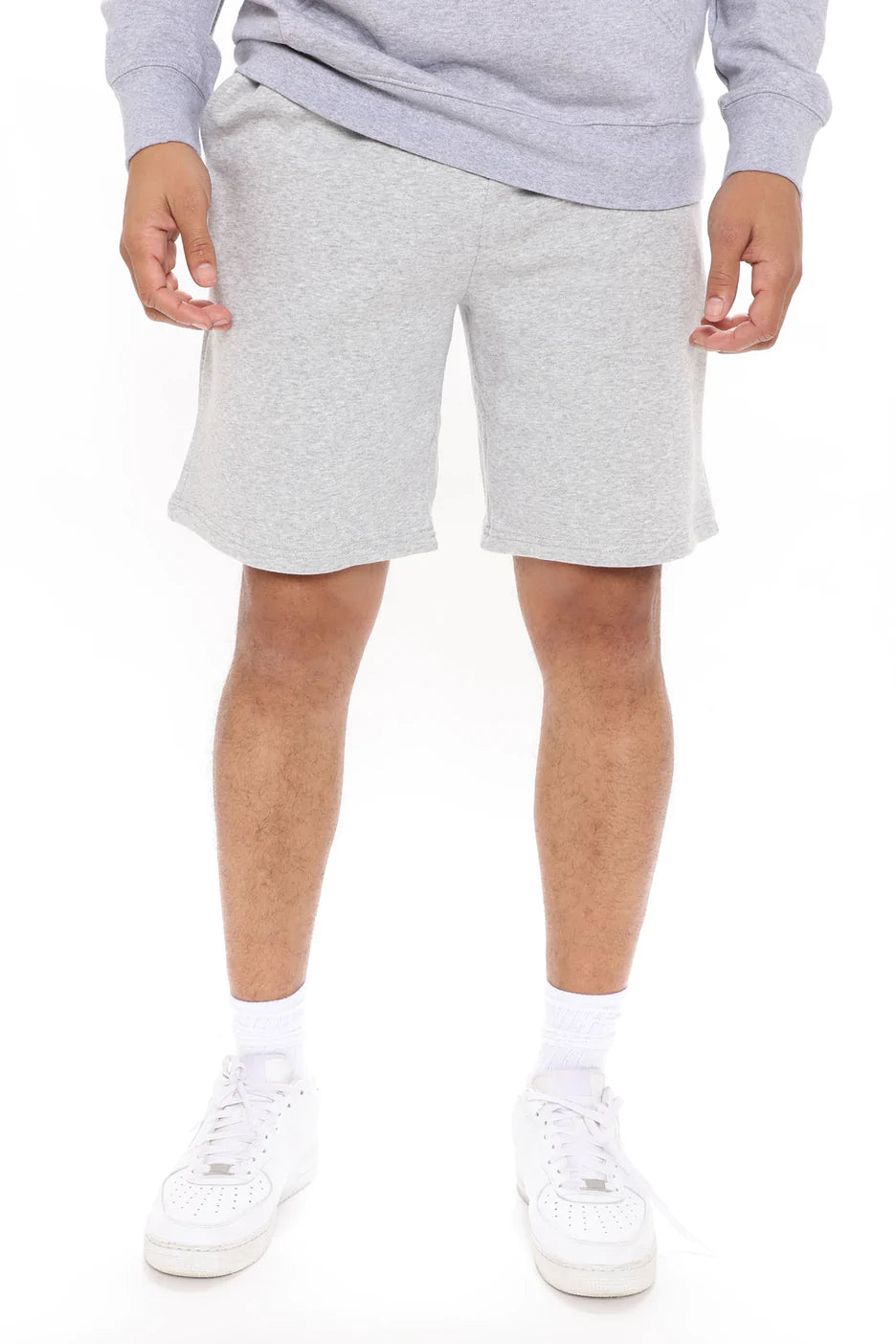 Tyson Sweatshort - Heather Grey