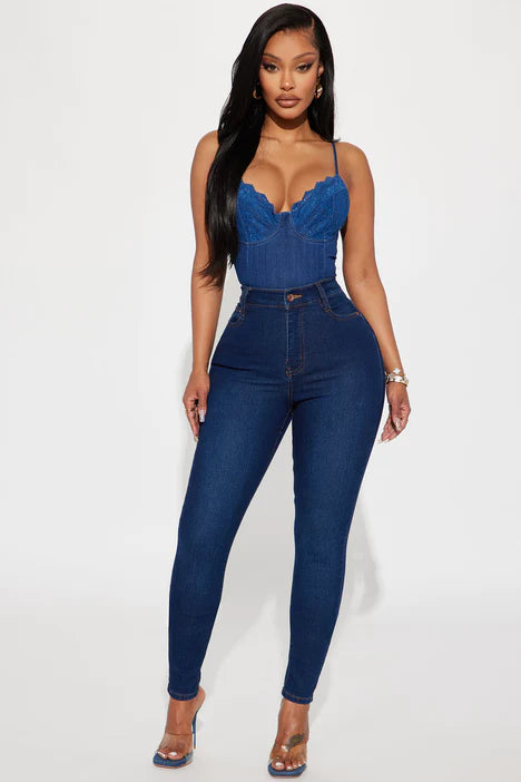 Supernatural High Rise Jeans - Dark Wash