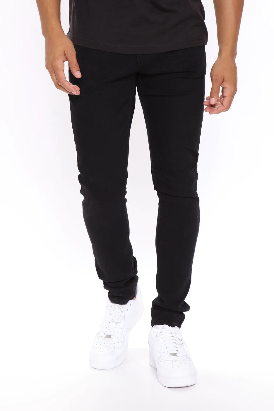 Cornell Stacked Skinny Jeans - Black