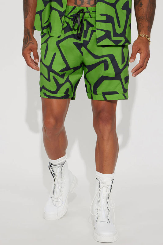 Get That Green Warmup Shorts - Green