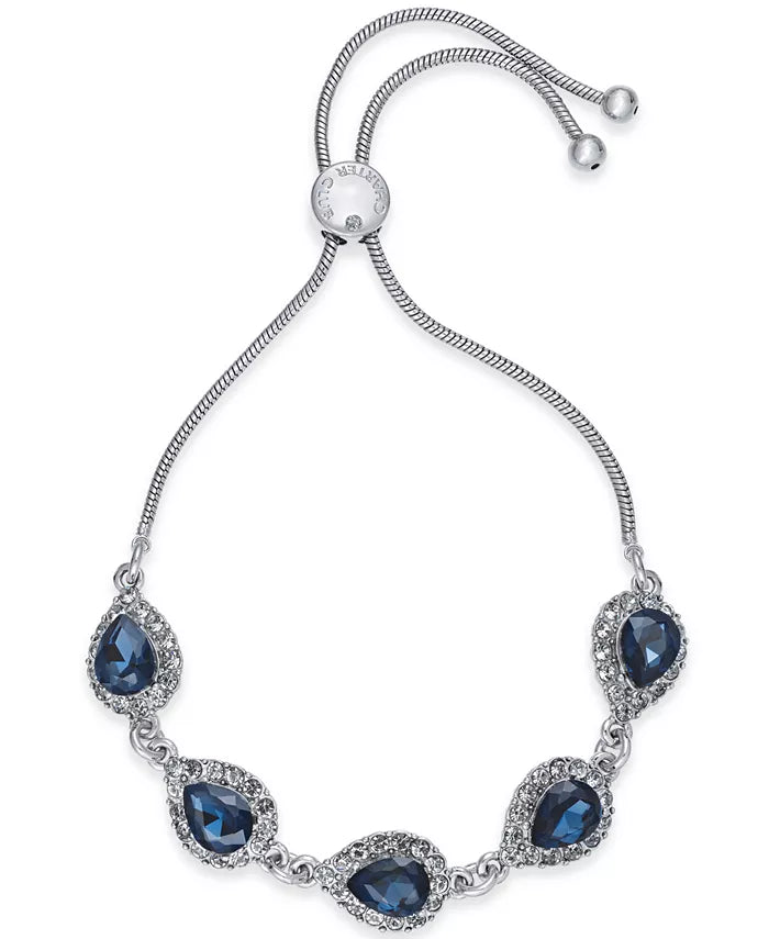 Crystal & Stone Slider Bracelet