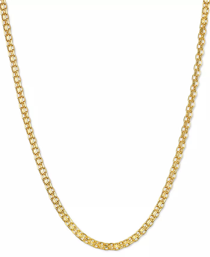 Bismark Link 16" Chain Necklace (1-1/3mm) in 14k Gold